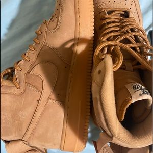 Nike tan hightops
